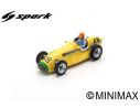 SPARK MODEL S7242 CONNAUGHT A JOHNNY CLAES 1963 N.48 FRENCH GP 1:43 Modellino