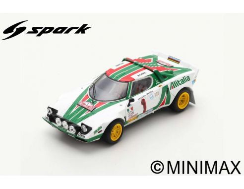 SPARK MODEL S9090 LANCIA STRATOS HF N.1 WINNER RALLY MONTE CARLO 1977 MUNARI-MAIGA 1:43 Modellino
