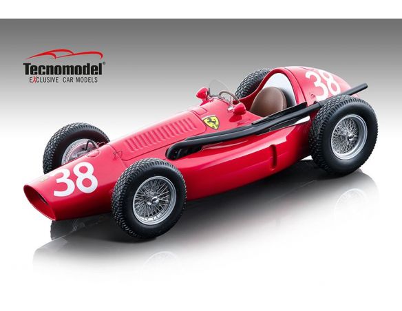 TECNOMODEL TMD18150B FERRARI 553 SQUALO N.38 WINNER SPAIN GP 1954 HAWTHORN 1:18 Modellino