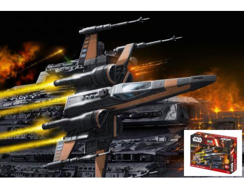REVELL RV06750 STAR WARS POE S X-WING FIGHTER KIT 1:78 Modellino