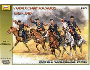 ZVEZDA Z3579 SOVIET COSSACKS WW II KIT 1:35 Modellino