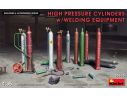 MINIART MIN35618 HIGH PRESSURE CYLINDERS W/WELDING EQUIPMENT KIT 1:35 Modellino