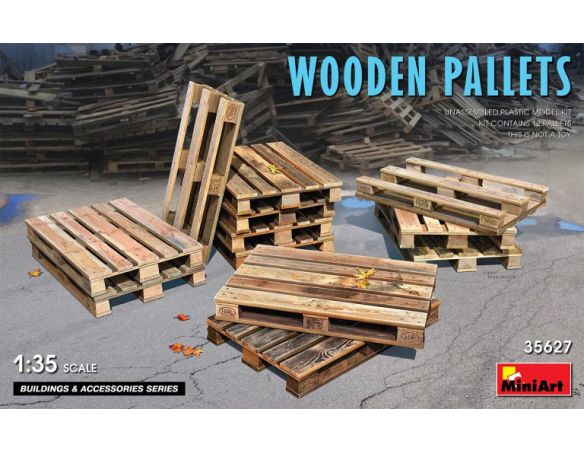 MINIART MIN35627 WOODEN PALLETS KIT 1:35 Modellino