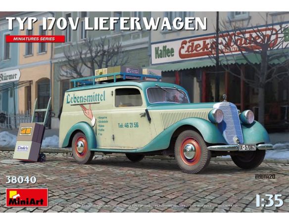 MINIART MIN38040 TYP 170V LIEFENWAGEN KIT 1:35 Modellino