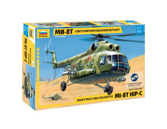 ZVEZDA Z7230 MIL 8 T SOVIET ELICOPTER 1:72 Modellino