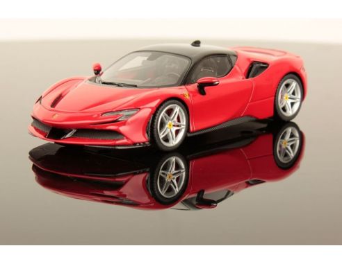 LOOKSMART LS504A FERRARI SF 90 STRADALE ROSSO CORSA/NERO 1:43 Modellino