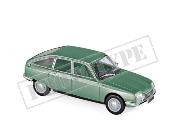 NOREV NV158219 CITROEN GS 1200 CLUB 1973 SILVER GREEN 1:43 Modellino