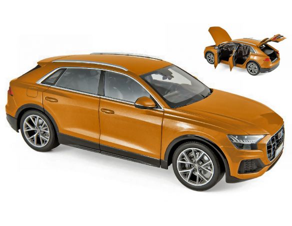 NOREV NV188371 AUDI Q8 2018 ORANGE METALLIC 1:18 Modellino