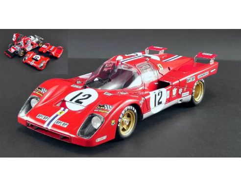 GMP GMP1801002 FERRARI 512 M N.12 3rd LM 1971 S.POSEY-T.ADAMOVICZ LIM.996 1:18 Modellino