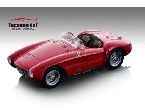 TECNOMODEL TMD18142A FERRARI 500 MONDIAL 1954 PRESS VERSION GLOSS RED 1:18 Modellino