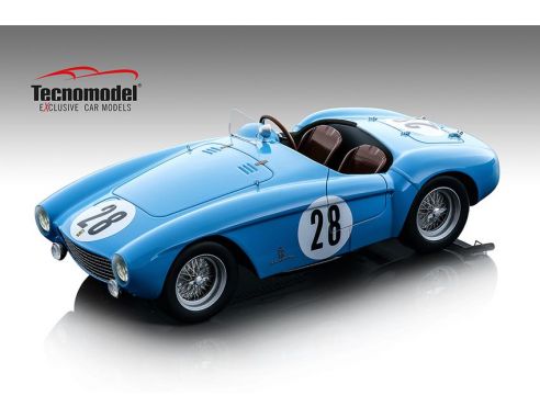 TECNOMODEL TMD18142D FERRARI 500 MONDIAL N.28 9th 12 H REIMS 1954 PICARD-POZZI 1:18 Modellino