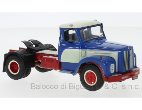 IXO MODEL TR059 SCANIA 110 SUPER 1953 BLUE/WHITE 1:43 Modellino