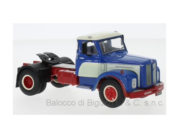 IXO MODEL TR059 SCANIA 110 SUPER 1953 BLUE/WHITE 1:43 Modellino