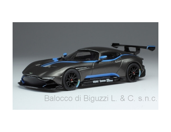 IXO MODEL MOC298 ASTON MARTIN VULCAN 2015 GREY 1:43 Modellino