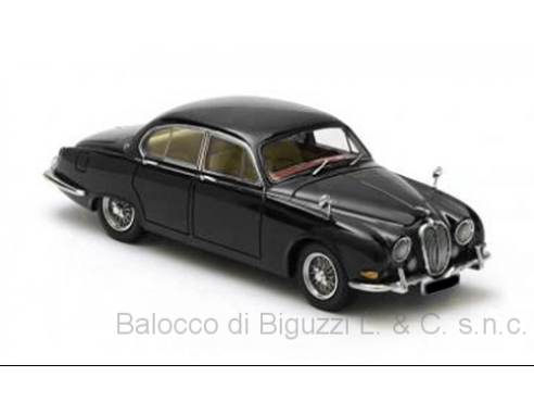 NEO SCALE MODELS NEO45397 JAGUAR S-TYPE BLACK 1965 1:43 Modellino