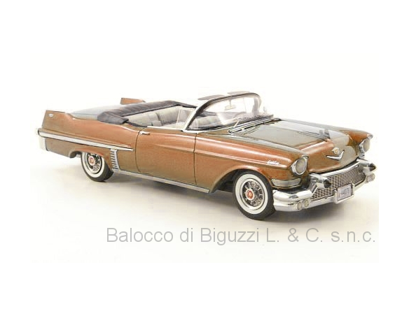 NEO SCALE MODELS NEO49600 CADILLAC SERIES 62 CONVERTIBLE 1957 METALLIC COPPER 1:43 Modellino