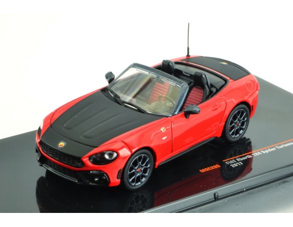 IXO MODEL MOC295 FIAT 124 SPIDER TURISMO RED 1:43 Modellino