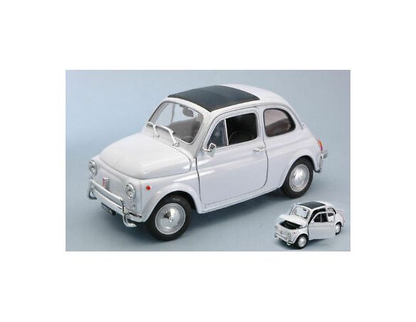Welly WE22515W FIAT 500 L 1968 WHITE 1:24 Modellino
