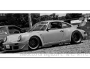 IXO MODEL MOC208 PORSCHE RWB 930 GREEN WITH BLACK WHEELS RIM 1:43 Modellino