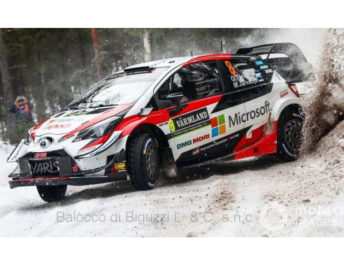 IXO MODEL RAM704 TOYOTA YARIS WRC N.8 WINN.RALLY SWEDEN 2019 TANAK-JARVEOJA 1:43 Modellino