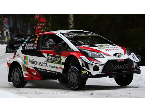 IXO MODEL RAM709 TOYOTA YARIS WRC N.5 6th RALLY SWEDEN 2019 MEEKE-MARSHALL 1:43 Modellino