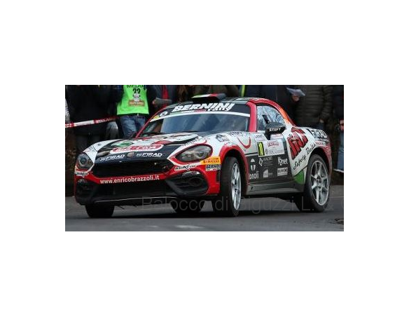 IXO MODEL RAM719 FIAT ABARTH 124 RGT N.10 RALLY SAN REMO 2019 BRAZZOLLI-FENOLI 1:43 Modellino