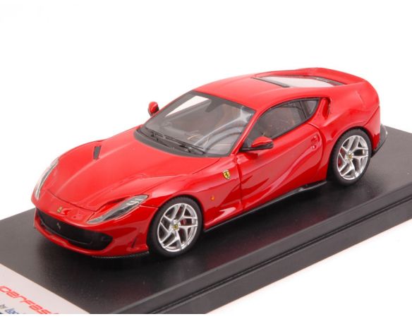 LOOKSMART LS467F FERRARI 812 SUPERFAST ROSSO SCUDERIA (SHINY) 1:43 Modellino