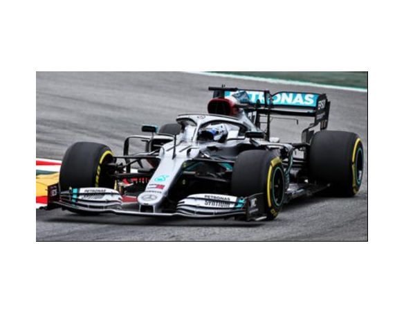 SPARK MODEL S6451 MERCEDES F1 W11 VALTTERI BOTTAS 2020 N.77 BARCELONA TEST 1:43 Modellino