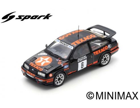 SPARK MODEL S8704 FORD SIERRA RS N.6 2nd 1000 LAKES 1987 A.VATANEN-T.HARRYMAN 1:43 Modellino
