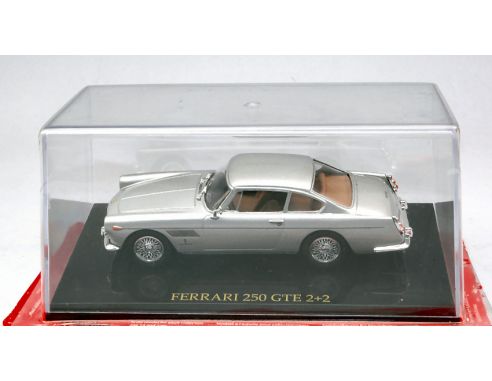 EDITORIA ATL47165 FERRARI 250 GTE 2+2 SILVER 1:43 Modellino