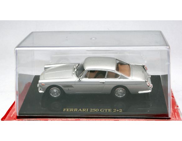 EDITORIA ATL47165 FERRARI 250 GTE 2+2 SILVER 1:43 Modellino