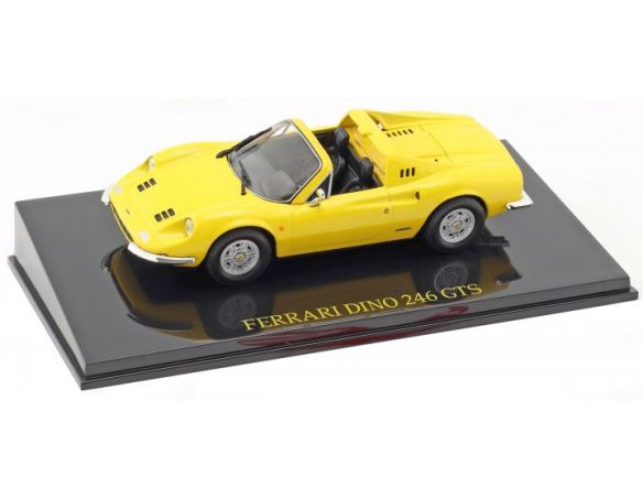 EDITORIA ATL47169 FERRARI DINO 246 GTS CABRIO YELLOW 1:43 Modellino