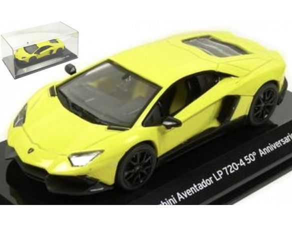 EDITORIA ATLMK07 LAMBORGHINI AVENTADOR LP 720-4 2013 YELLOW 1:43 Modellino