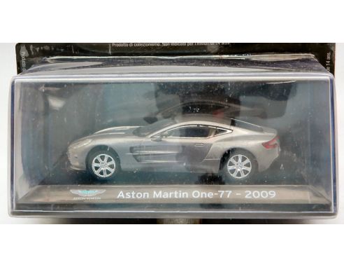 EDITORIA ATLMK14 ASTON MARTIN ONE-77 2009 GREY 1:43 Modellino