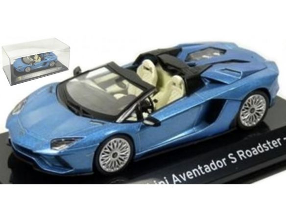 EDITORIA ATLMK15 LAMBORGHINI AVENTADOR S ROADSTER 2017 BLUE 1:43 Modellino