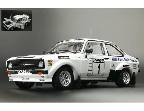 SUNSTAR SS4499 FORD ESCORT MKII RS1800 N.1 WINNER ROGER A.CLARK 2009 EVANS-MILLING.1:18 Modellino