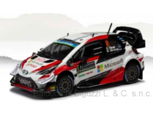 IXO MODEL RAM722 TOYOTA YARIS WRC N.8 RALLY MONTE CARLO 2019 TANAK-JARVEOJA 1:43 Modellino