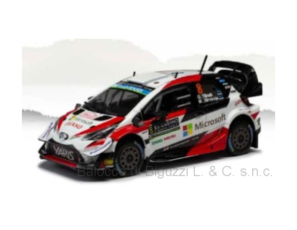 IXO MODEL RAM722 TOYOTA YARIS WRC N.8 RALLY MONTE CARLO 2019 TANAK-JARVEOJA 1:43 Modellino