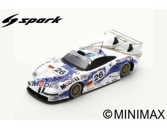 SPARK MODEL S5603 PORSCHE 911 GT1 N.26 3rd LM 1996 DALMAS-WENDLINGER-GOODYEAR 1:43 Modellino