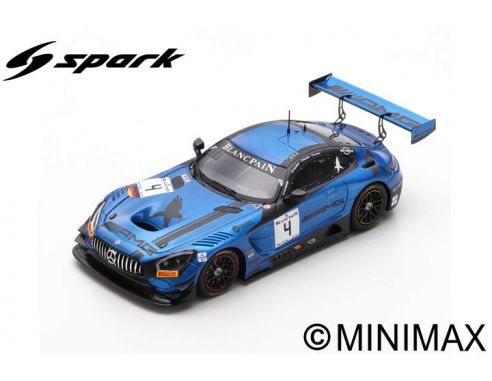 SPARK MODEL S6330 MERCEDES GT3 N.4 ENDURANCE CUP CH.2018 BUURMAN-ENGEL-STOLZ 1:43 Modellino