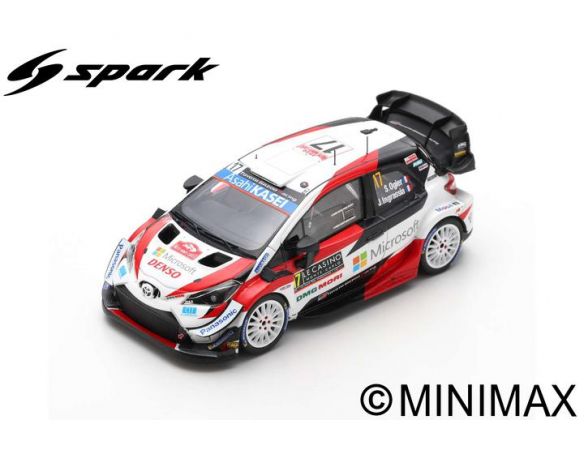 SPARK MODEL S6551 TOYOTA YARIS WRC N.17 2nd MONTE CARLO 2020 S.OGIER-J.INGRASSIA 1:43 Modellino