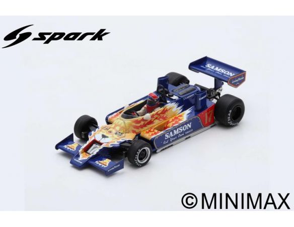 SPARK MODEL S7373 SHADOW DN9 IAN LAMMERS 1979 N.17 PRACTICE MONACO GP 1:43 Modellino