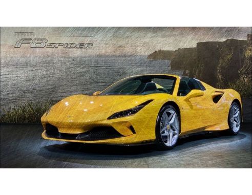 LOOKSMART LS511A FERRARI F8 SPIDER GIALLO MODENA 1:43 Modellino