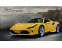 LOOKSMART LS511A FERRARI F8 SPIDER GIALLO MODENA 1:43 Modellino