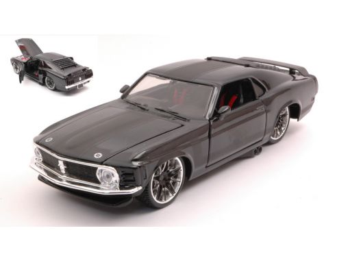 MAISTO MI32535 FORD MUSTANG BOSS 302 1970 BLACK 1:24 Modellino