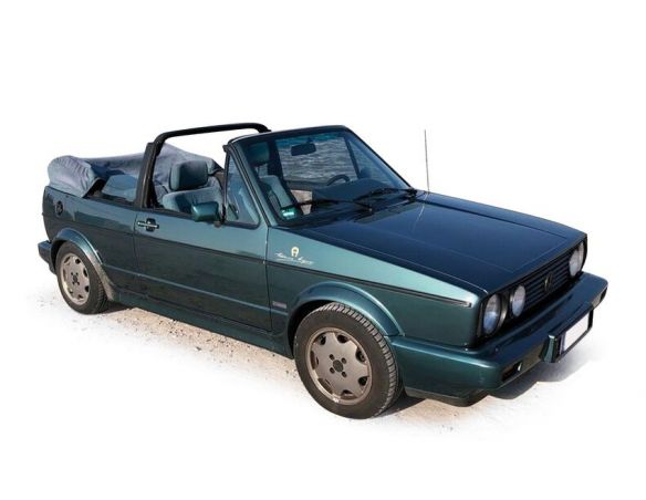 NOREV NV188439 VW GOLF CABRIOLET ETIENNE AIGNER 1990 GREEN METALLIC 1:18 Modellino