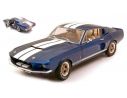 SOLIDO SL1802903 SHELBY MUSTANG GT500 1967 BLUE W/WHITE STRIPES 1:18 Modellino