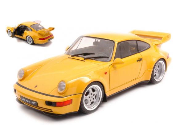 SOLIDO SL1803401 PORSCHE 964 3.8 RS 1990 YELLOW 1:18 Modellino