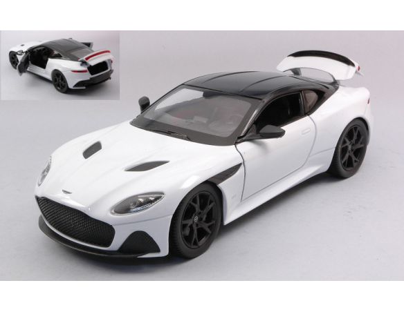 WELLY WE24095W ASTON MARTIN DBS SUPERLEGGERA WHITE/BLACK 1:24 Modellino