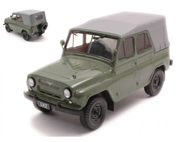 WHITEBOX WB124042 UAZ469 GREEN 1:24 Modellino